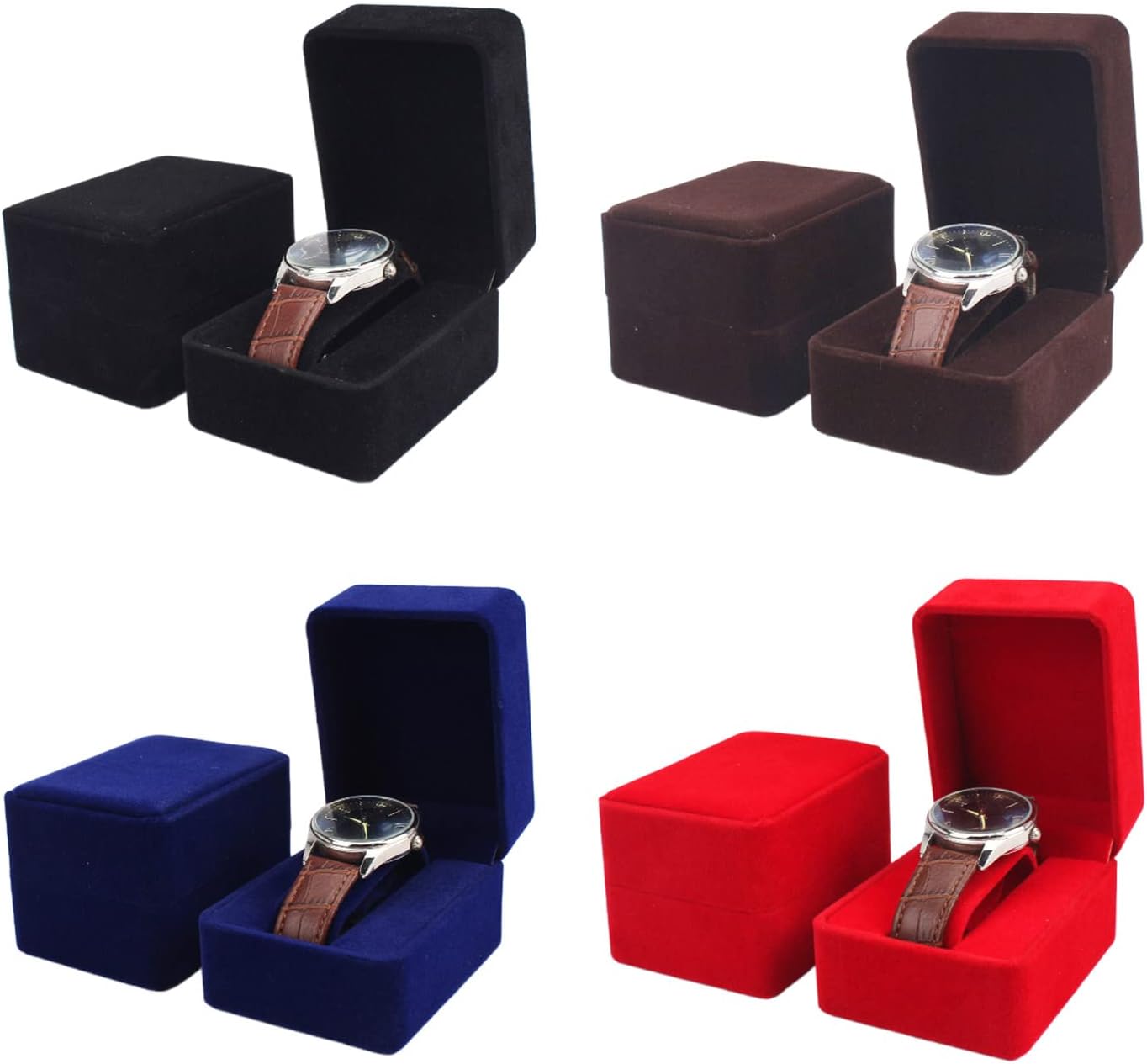 Men Watch Box Watch Bag Box Easy Carry to Travel Watch Storage Jewelry Box