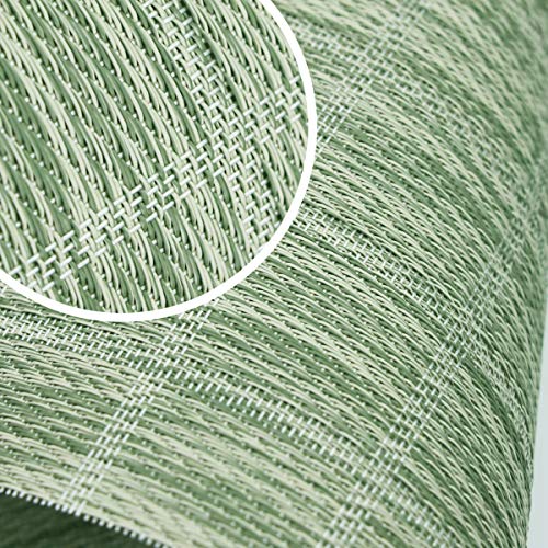 Pigchcy Countryside Placemats Set Of 4 Woven Heat-Resistant Placemats Washable Easy To Clean Table Mats For Dining Room And Decor (Pear Green) #TOP4