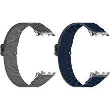 2 Packs Bands Compatible with HUAWEI Watch D2, Nylon Replacement Band