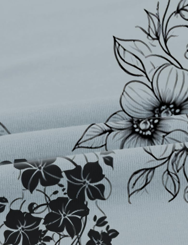 Poetsky Womens Tunic Tops for Leggings with Pockets Vneck 3/4 Length Sleeve Shirt Casual Long T-Shirts S-3XL - Image 3