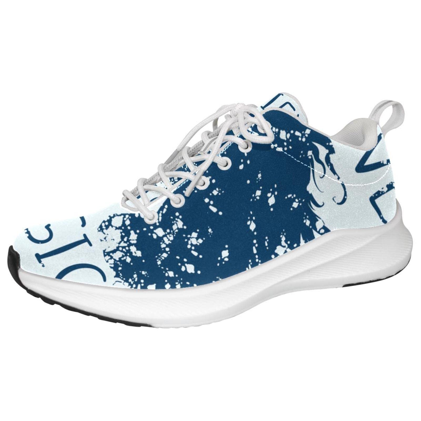 Personalized Sneakers Lightweight Walking Shoes Running Athletic Casual Sneakers Belive in Magic Unicorn Horse