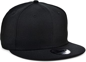New Era Blank Custom 9FIFTY Adjustable Snapback Cap Black/Black