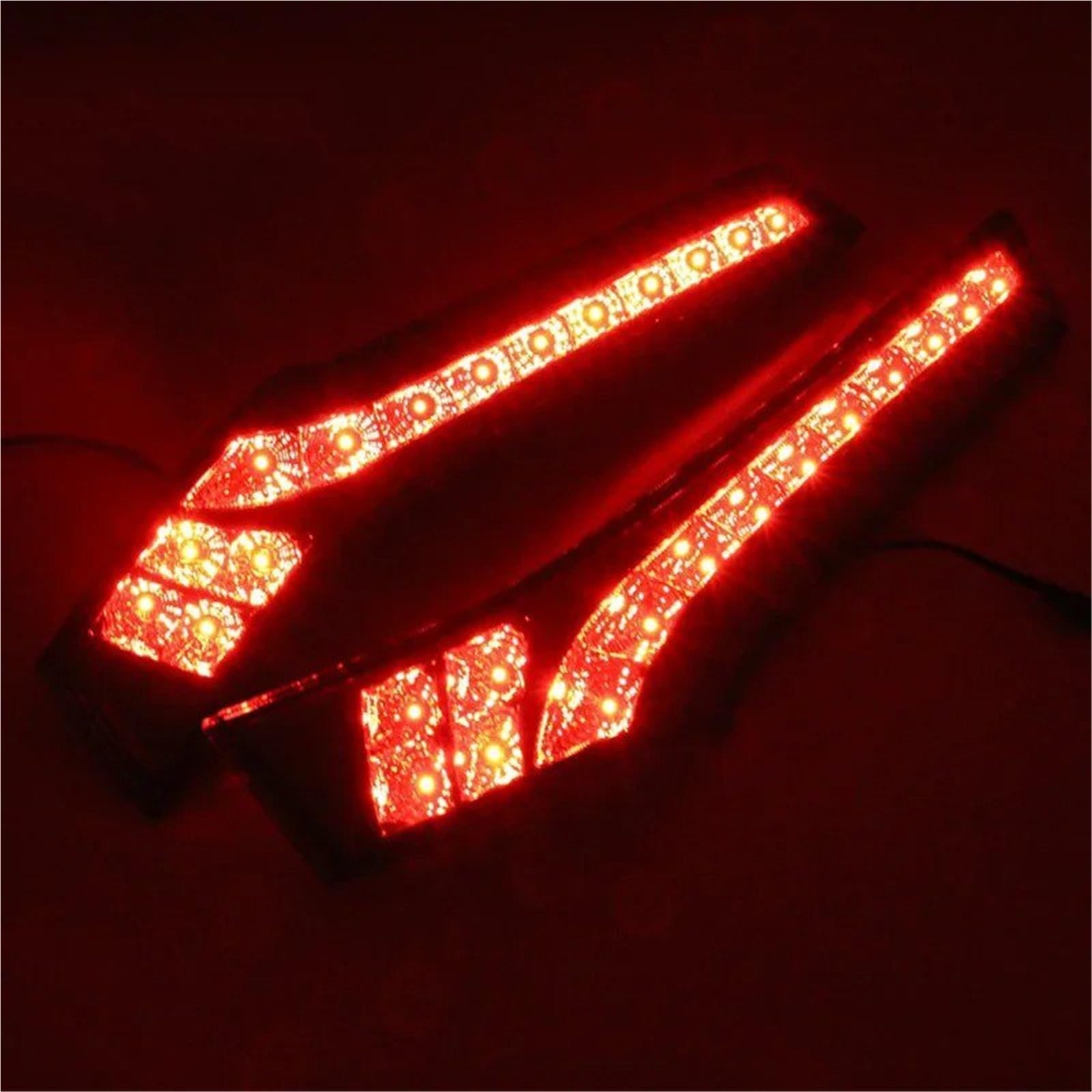 Remolque trasero 2 Luces LED Traseras SNCN Para Jazz Para Fit 2014-2019 2020 Luz Parachoques Trasera Luz Freno Bombilla Decorativa Para Coche Lámpara Trasera