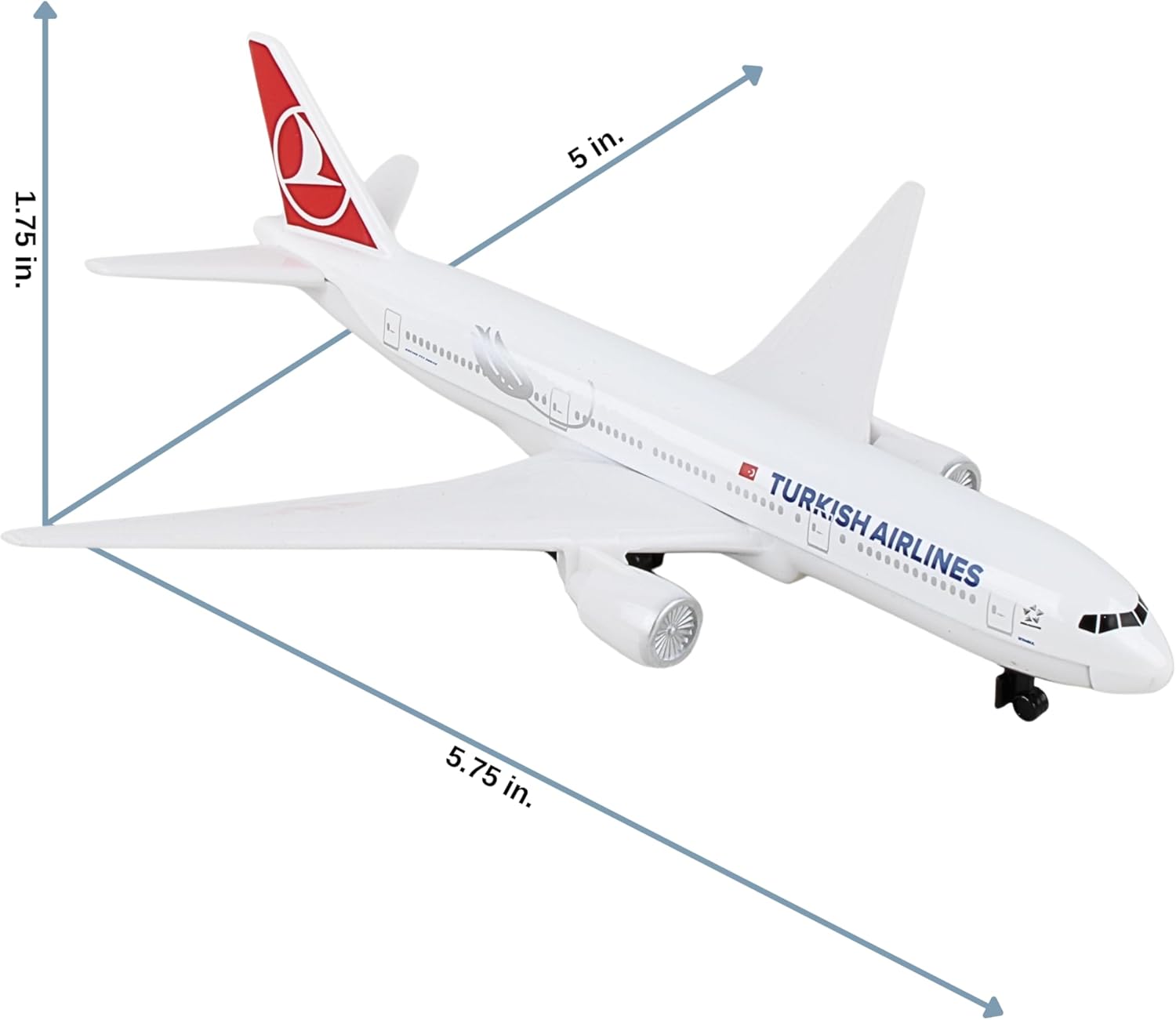 Daron Turkish Airlines Single Plane RT5404 Medium