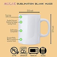Vista 2 de TWISTED ENVY Mugsie 11oz Sublimation Mugs With Gift Mug Box. Mugs - Cardboard Box with Foam Supports Case of 4