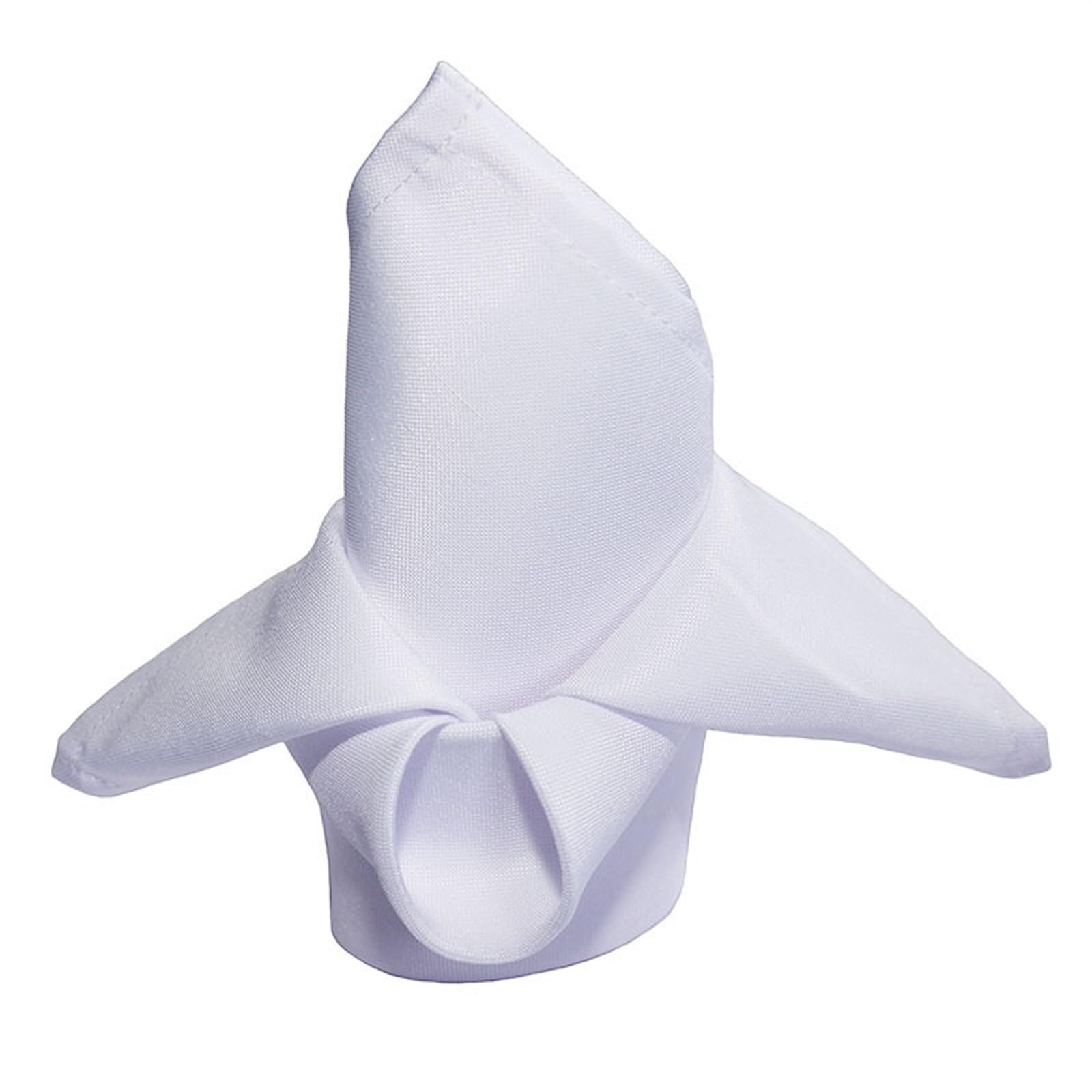 Servilletas de Tela, Servilletas Poliester Blancas 30x30cm-50x50cm(White 45x45cm)