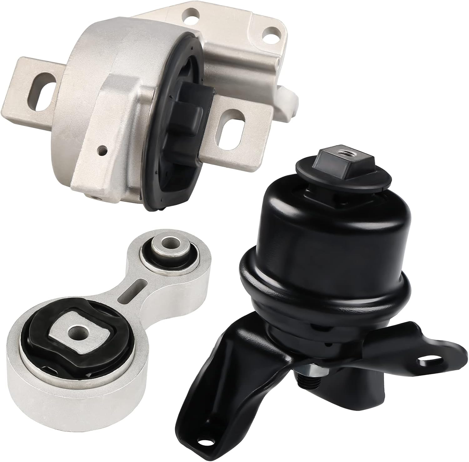 JDMON 3Pcs Engine Motor & Transmission Mount Replacement for 2006 2007 2008 2009 Ford Fusion 2.3L/3.0L, Mercury Milan Compatible with A5473 A5381 A5474