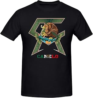 Men's Casual Canelo of Alvarez Tee Shirt Short Sleeve O-Neck T-Shirt Sports Tops for Teens Plus Size Tshirts