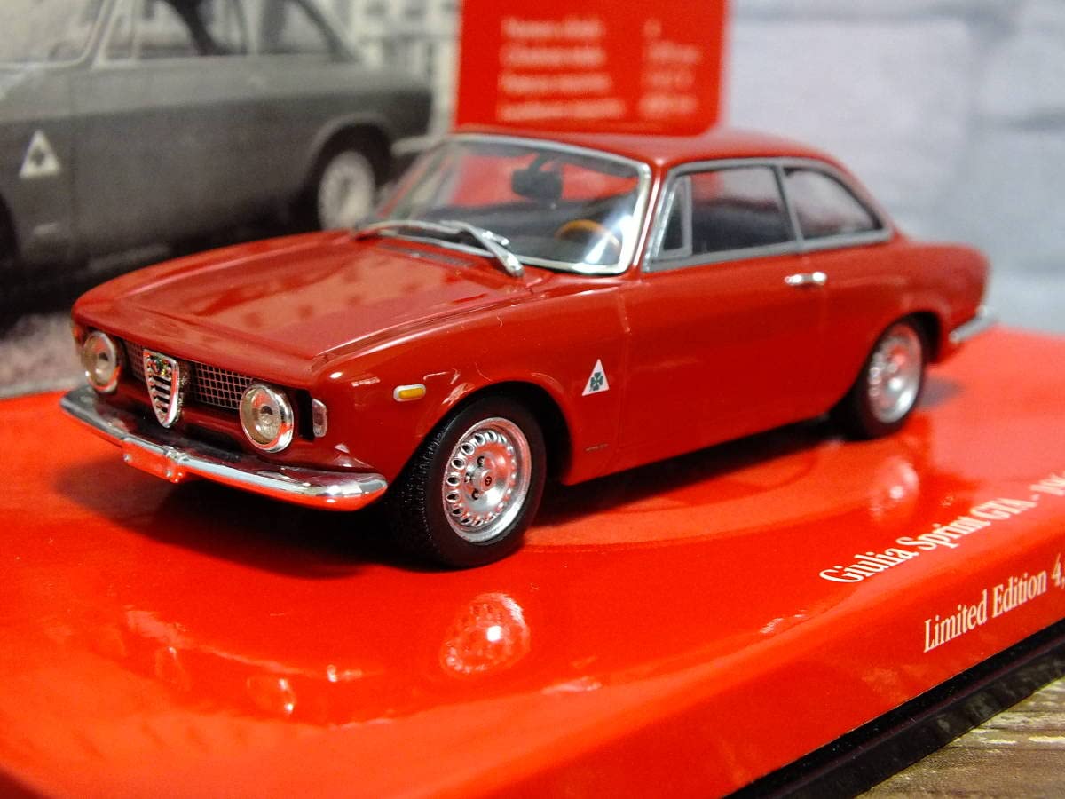 特価 AMR (1/43) アルファロメオ Giulia Sprint GTA Amazon.co.jp: 1/43 Mini Champs Alfa Romeo Julia Sprint GTA 1965y