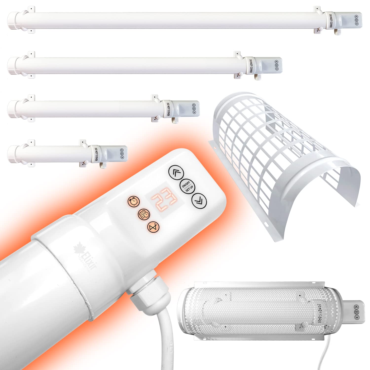 Buy Elixir Gardens Low Energy TH02D Tubular/Tube Heater with Digital