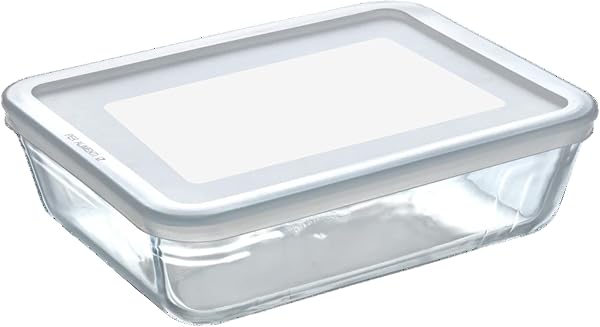 Pyrex - Boîte de Conservation Spécial Congélateur Plat Four Rectangulaire 19x14 cm avec Couvercle - Verre borosilicate Résistant aux Tâches et aux Odeurs - Plat à Four sans Bpa - Ustensile de cuisine - 1
