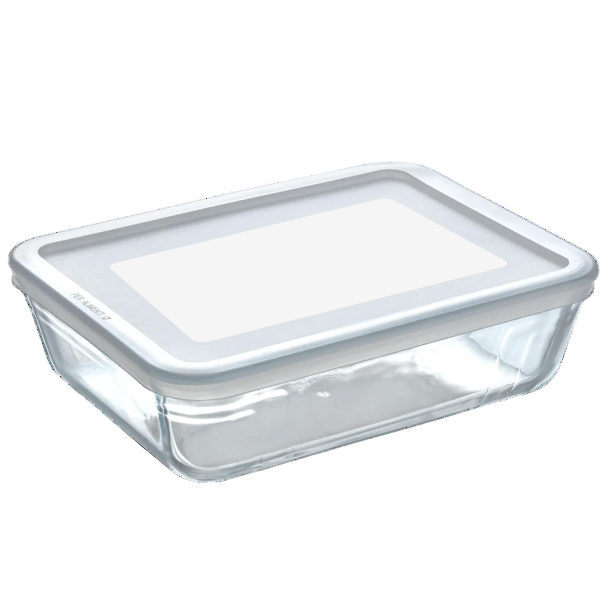 Pyrex Boîte de Conservation Rectangulaire 19x14 cm Verre borosilicate Plat à Four