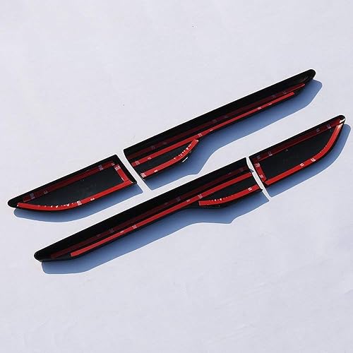 Vista 7 de YIWANG Guardabarros de puerta lateral cromada ABS para salida de aire para Land Rover Range Rover Evoque 2012-2018 Accesorios de coche