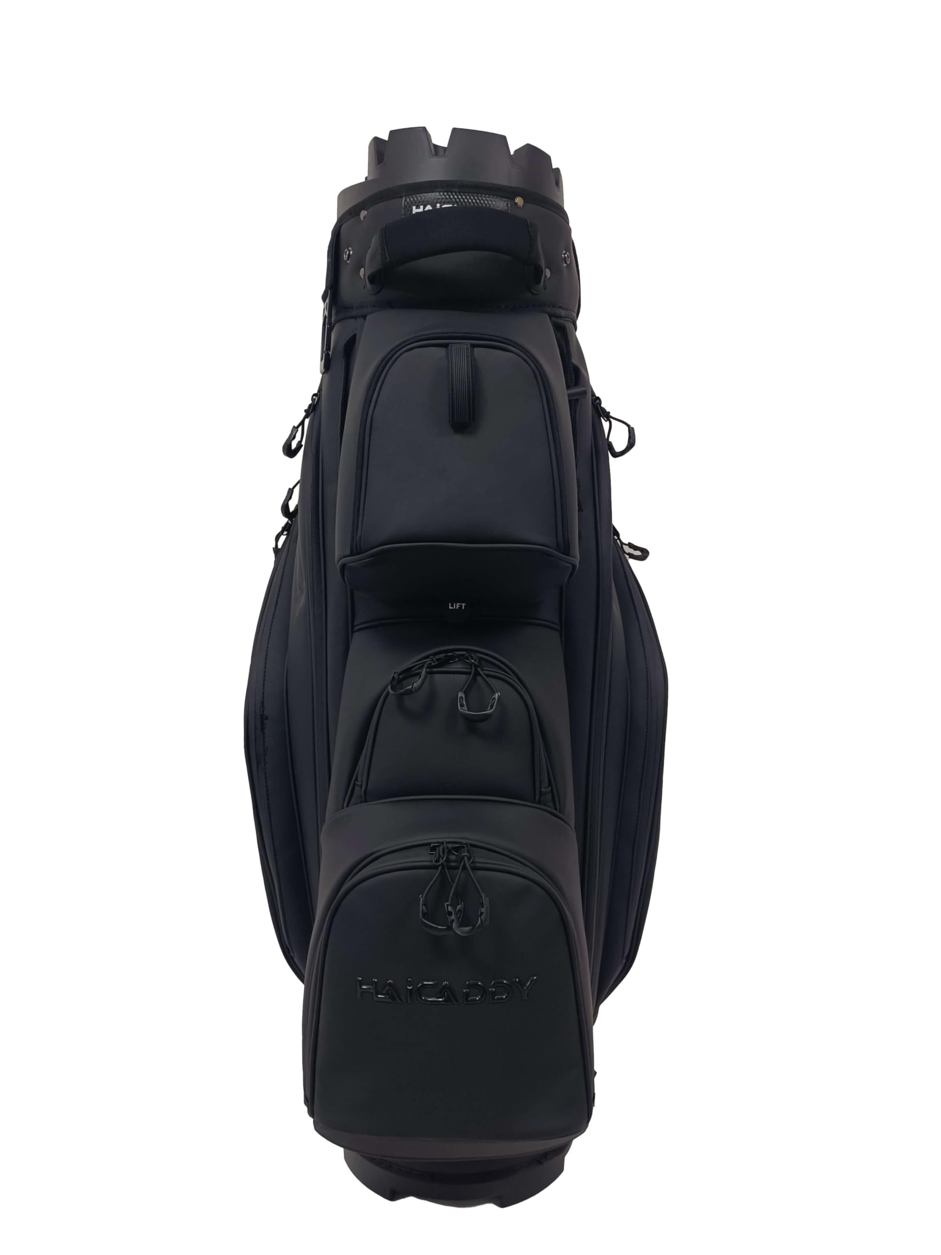 Tour Made Sac de Golf Deluxe I Hommes & Femmes I Poche magnétique I Pas de cliquetis de Raquettes grâce à l'organiseur I 14 Compartiments Raquettes continus I Grand Sac Isotherme
