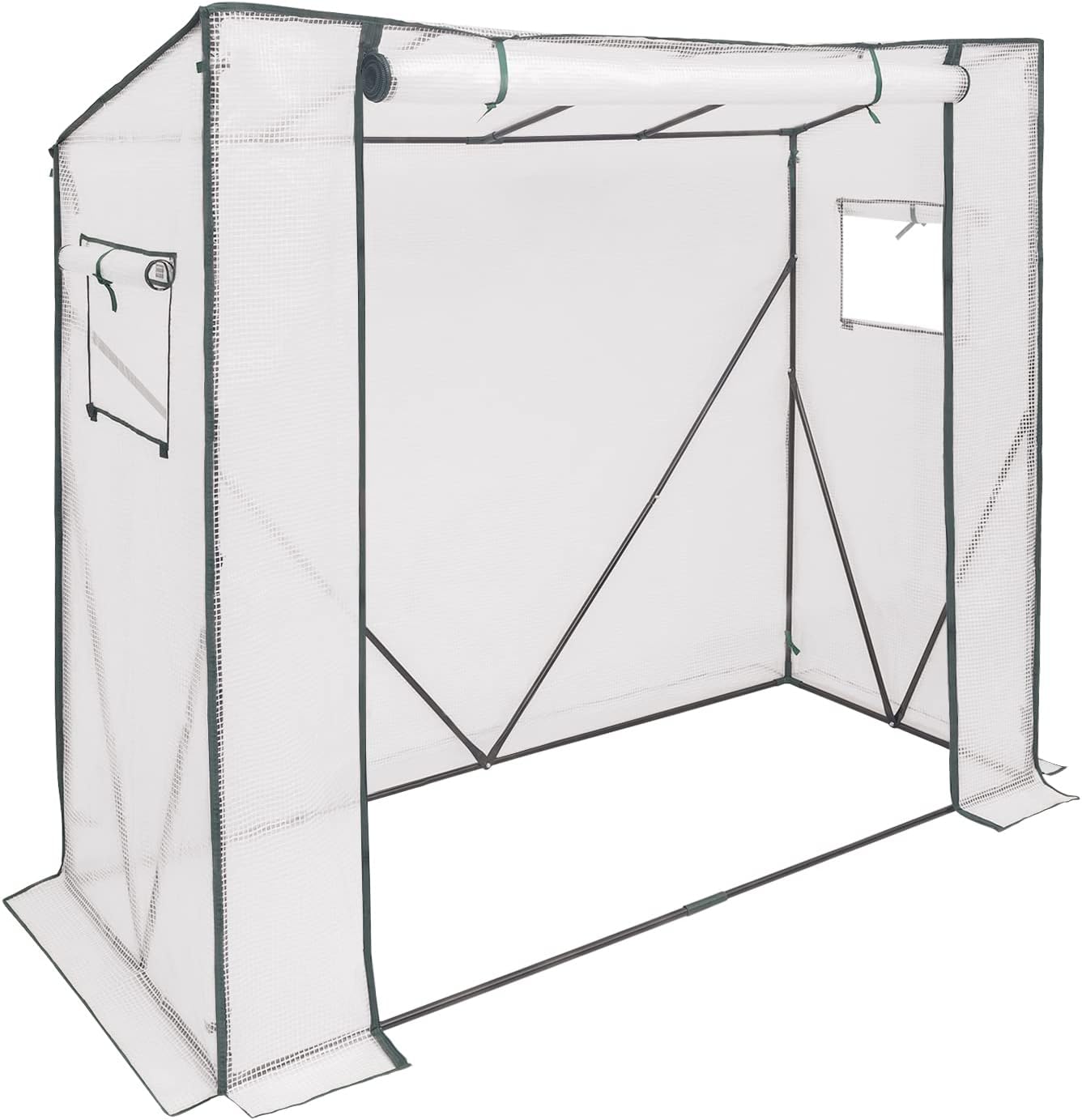 WOLTU Mini Serre De Jardin 130×60×50 Cm – Bâche PE 130g/m², Protection UV & Météo
