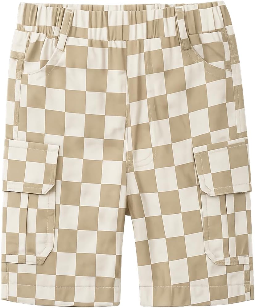 Mud Kingdom Little Boys Twill Cargo Shorts Summer Holiday