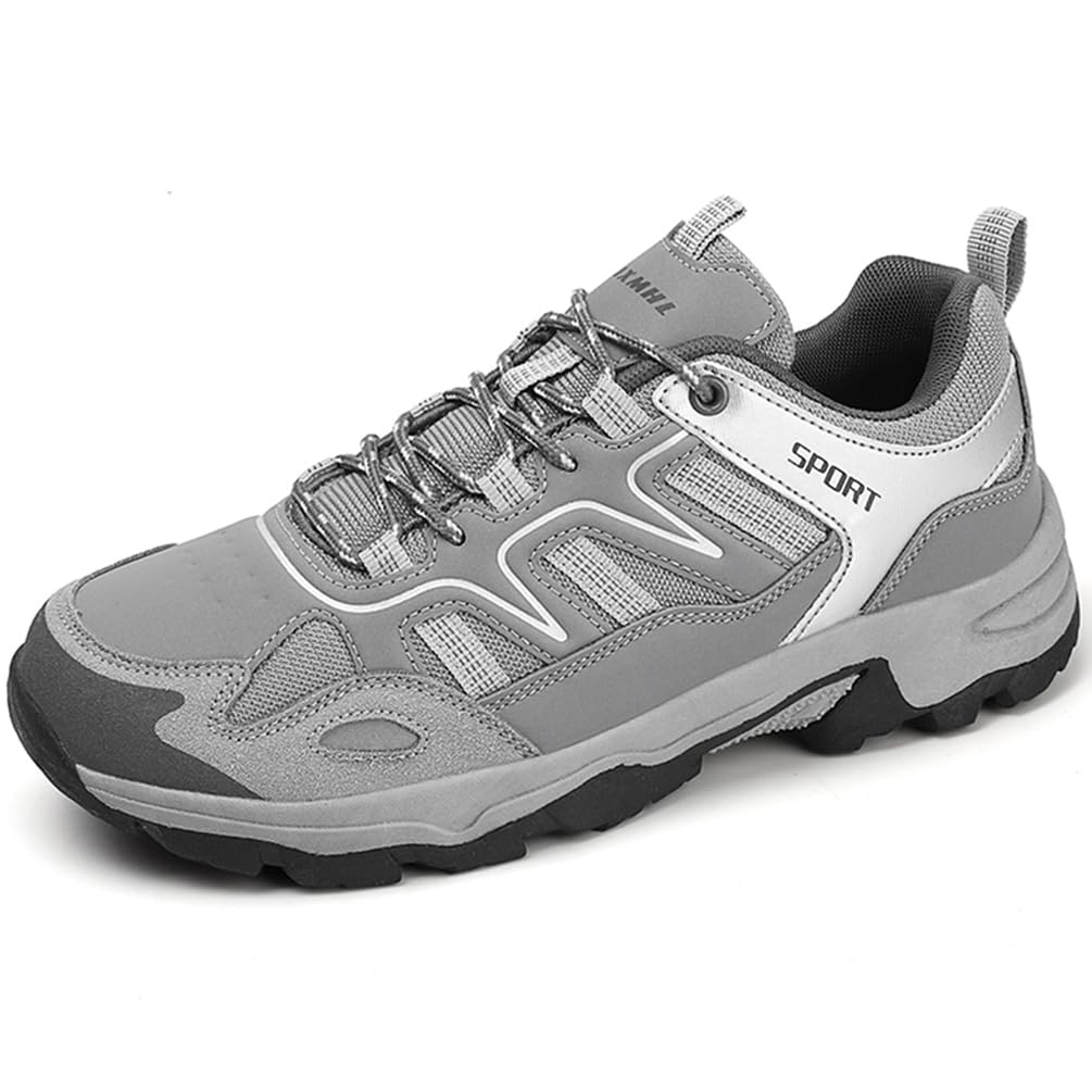 Wanderschuhe Herren Damen Wasserdicht Leicht Wanderstiefel Outdoorschuhe rutschfeste Kletterschuhe Wanderhalbschuhe Atmungsaktiv Trekking Hiking Schuhe (Was-A18, 43EU)