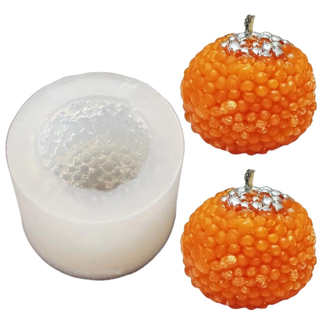 YATHAKATHA - Motichoor Laddu Shape Silicone Candle Making Mould Ladoo Dessert Sweet Making Wax Moulds for Chocolate Cake Decoration Fondant Molds Resin Art & Craft Making Mold-image-12