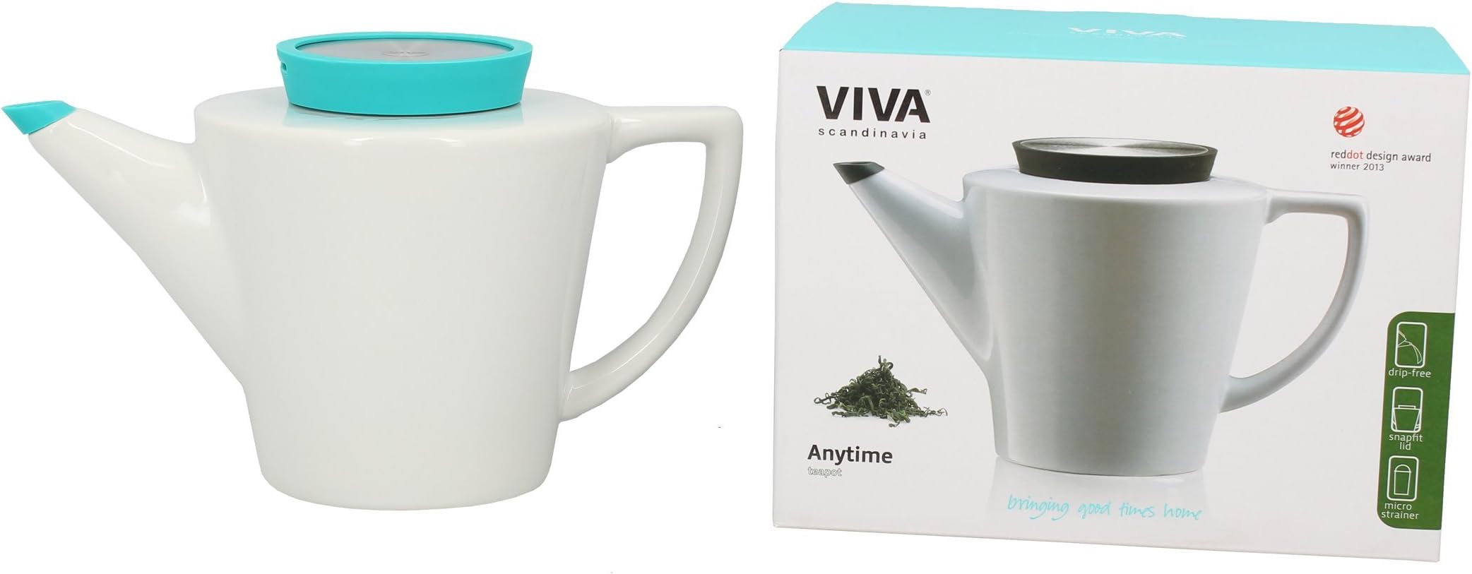 Viva Scandinavia 9101142 porcelain blue teacup, 20.5x15x14.5 cm