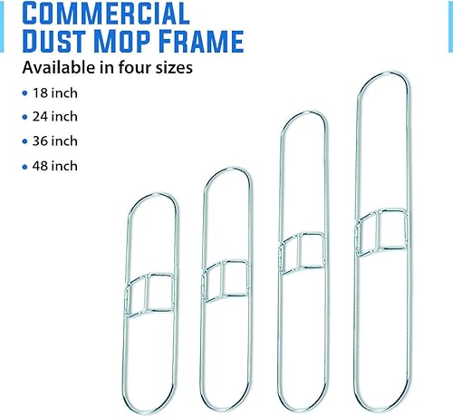 Miniatura 6 de Kleen Handler Marco de trapeador de polvo comercial de 18 pulgadas (paquete de 12)