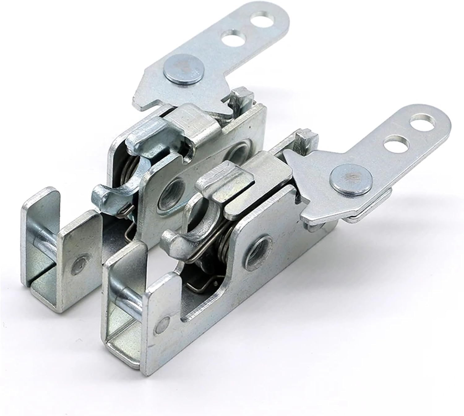 R4-10-12-201-10 Concealed Panel Closing Auto Toggle Clamp Latch Revolving Door Latch Lock 1Pcs(Yellow)