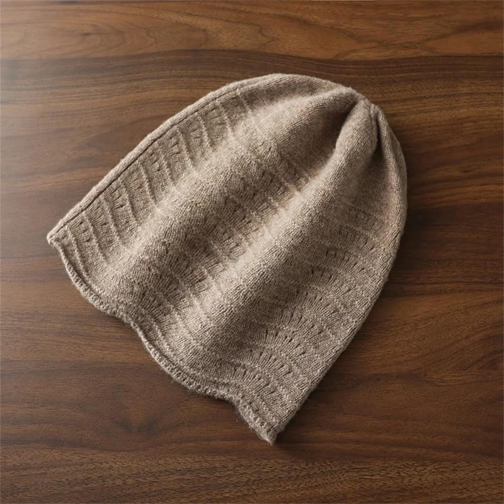 Czapka z dzianiny Czapki dziane klasyczne, Czapka z dzianiny wełnianej unisex, wielokolorowa(Gray)