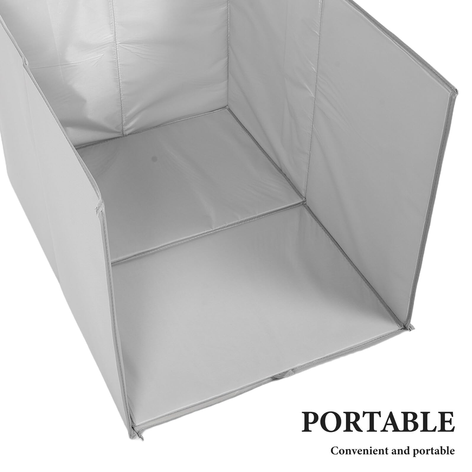 POPETPOP Caja Poliéster y Gatos para Arena Protector de Plegable Privacidad Paneles Laterales Elevados Pvc, Portátil Perros Adecuado para Apartamentos y Viviendas Pequeñas