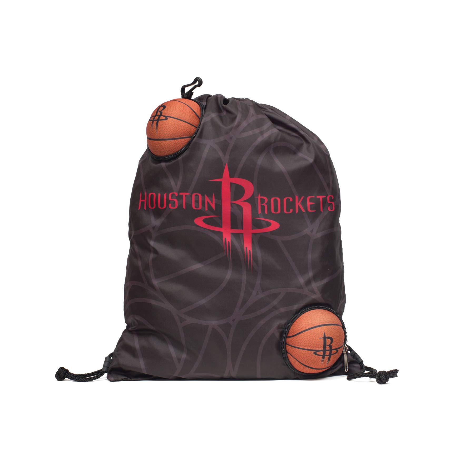 Maccabi Officially Licensed NBA Houston Rockets Ball to Drawstring Bag