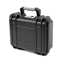 CASE N FOAM Protective Hard Case for Compact Cameras, GoPro, Drones & Small Electronics | Internal 250×180×95mm | Waterproof, Crushproof, with Customisable Cubed Foam (Black) gallery image