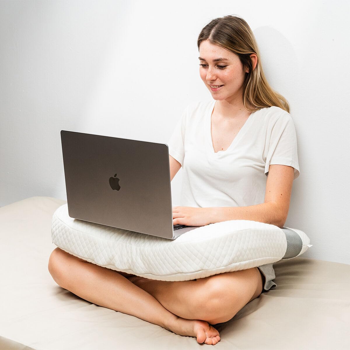 CELLUSTOP - Almohada ergonómica en forma de U, espuma con memoria de forma, funda lavable, soporte para cuello, hombros, brazo y pecho, almohada para embarazo, multiuso, cojín de maternidad, ideal