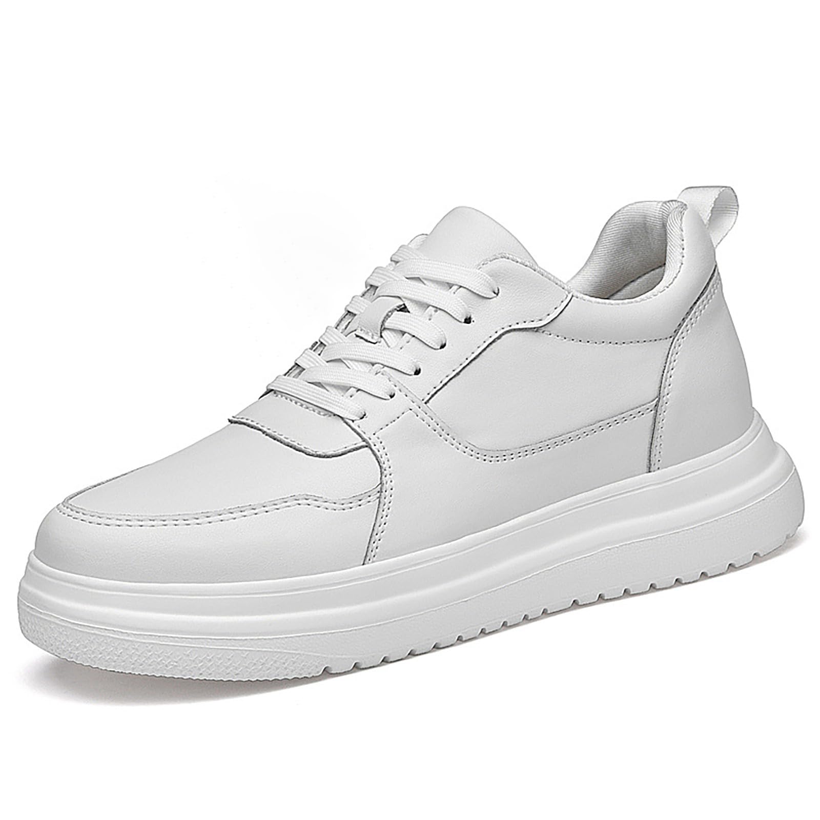 Elevate - Zapatos para hombre de 10 cm, con plataforma para hombre, informales, ligeras, cómodas, suelas suaves, resistentes al desgaste, para senderismo, tiempo libre, otoño e invierno