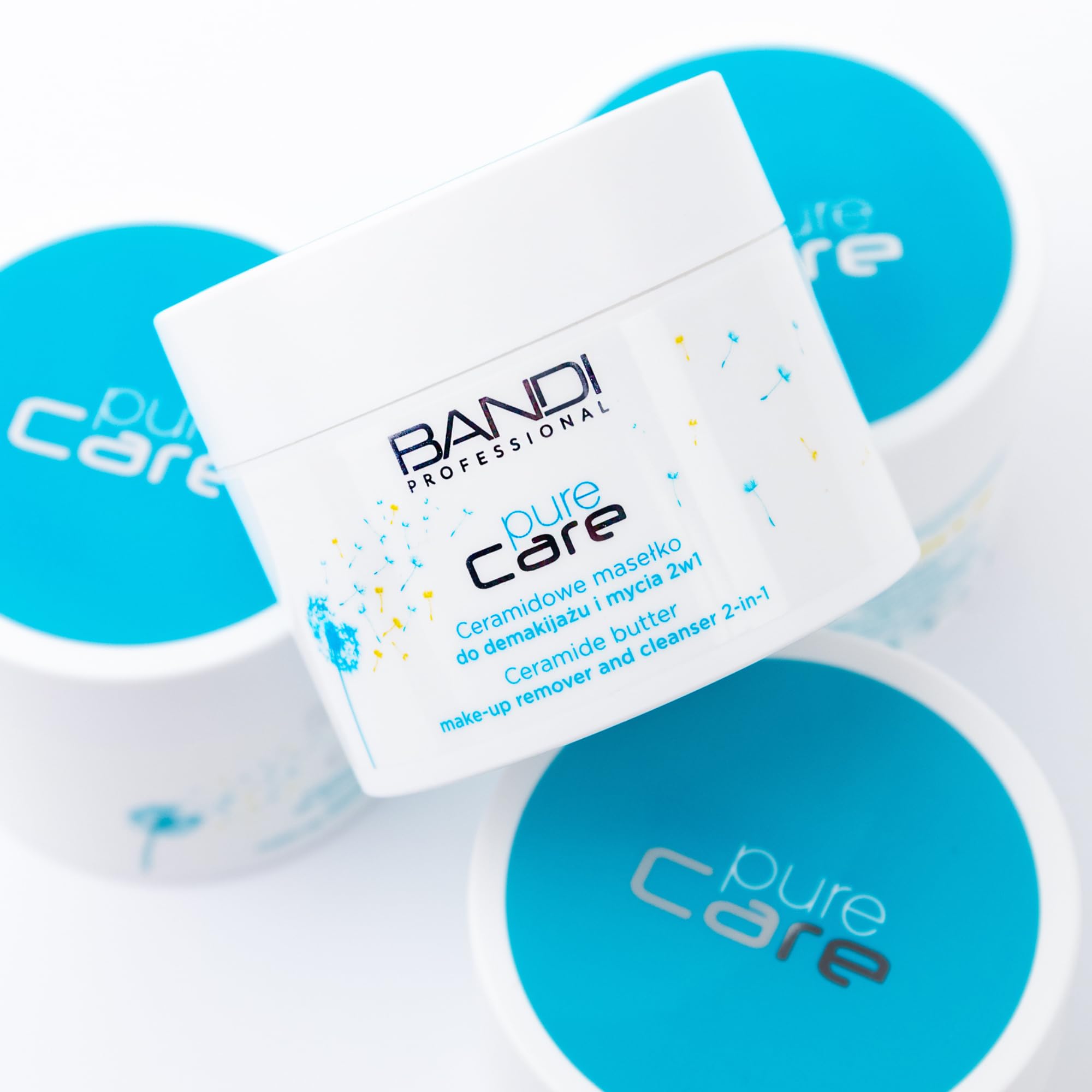 Bandi - Beurre Nettoyant Visage 2-en-1 Démaquillant Ceramide Élimine Maquillage et Écran Solaire Pour Tous Types de Peau Enrichi en Phytocéramides et Vitamine e