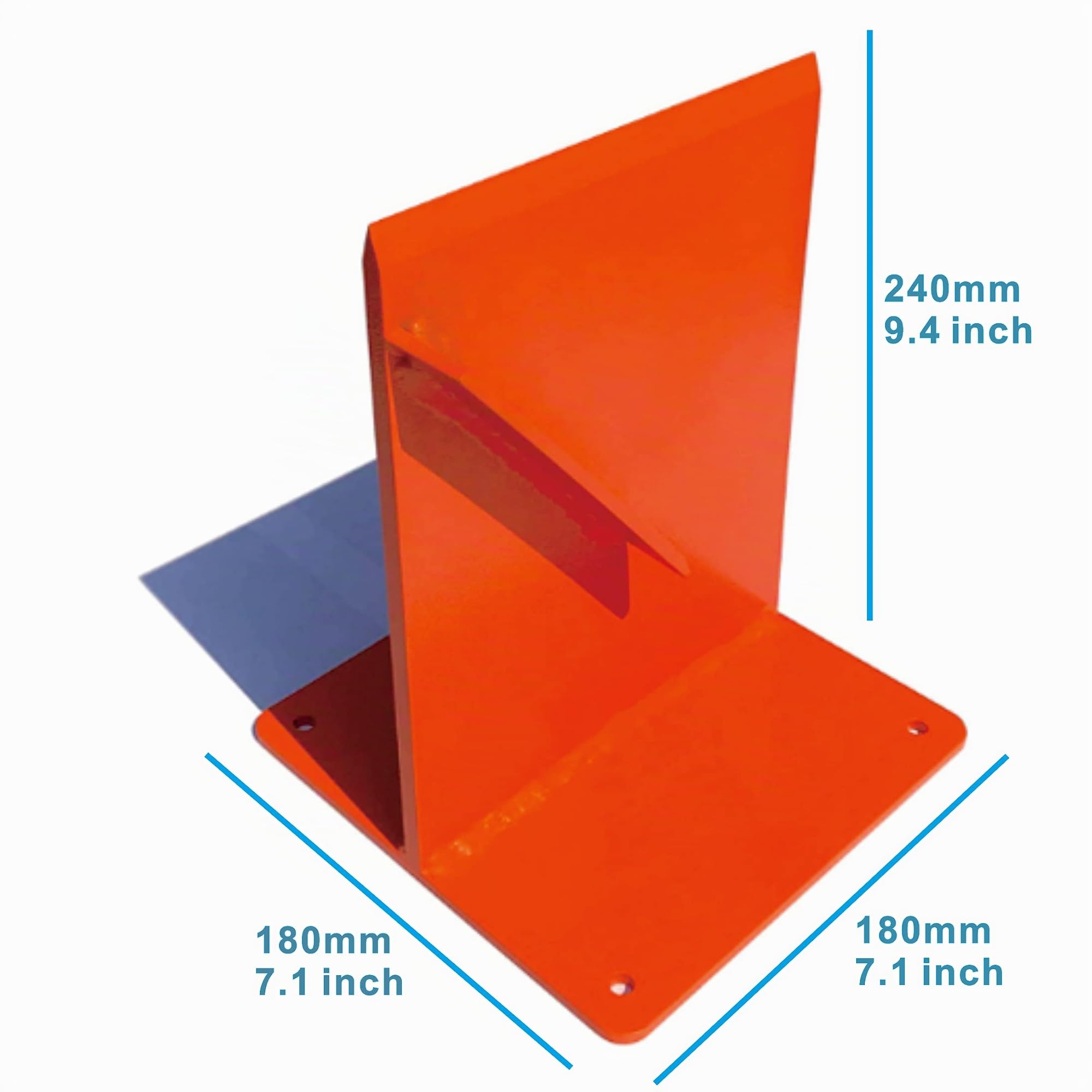 Hi-Flame Divisor de leña para Estufa de leña, Chimenea y Hoguera, Color Naranja
