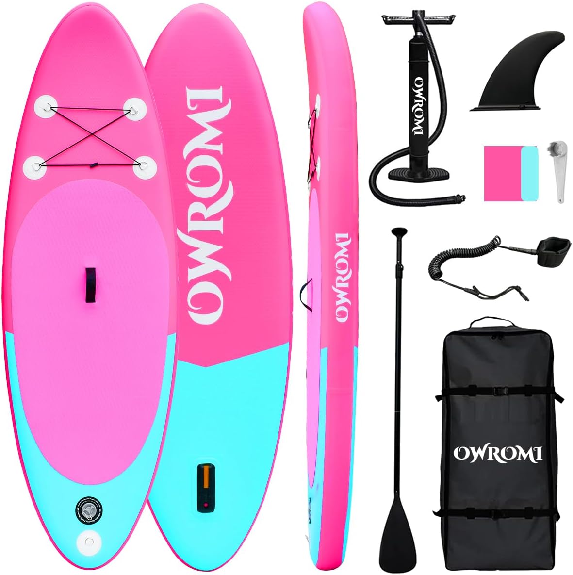Kids Stand Up Paddle Board with Inflatable SUP Accessories, Non-Slip Comfort Deck Inflatable Paddle Board for Kid, Durable, Lightweight Fin for Youth & Kids