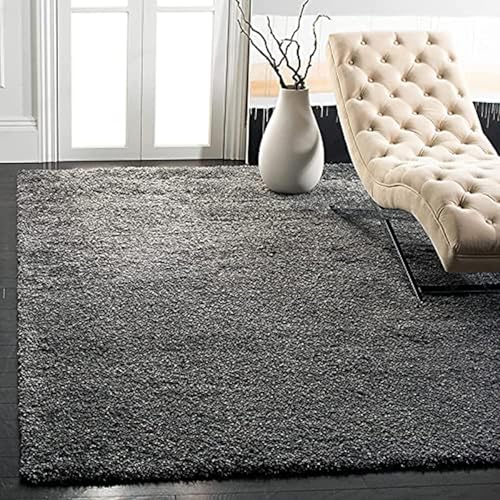 Image of Carpets Handwoven Luxury Fluffy Shaggy Carpet Collection with 2 inch Thickness 2 x 6 feet