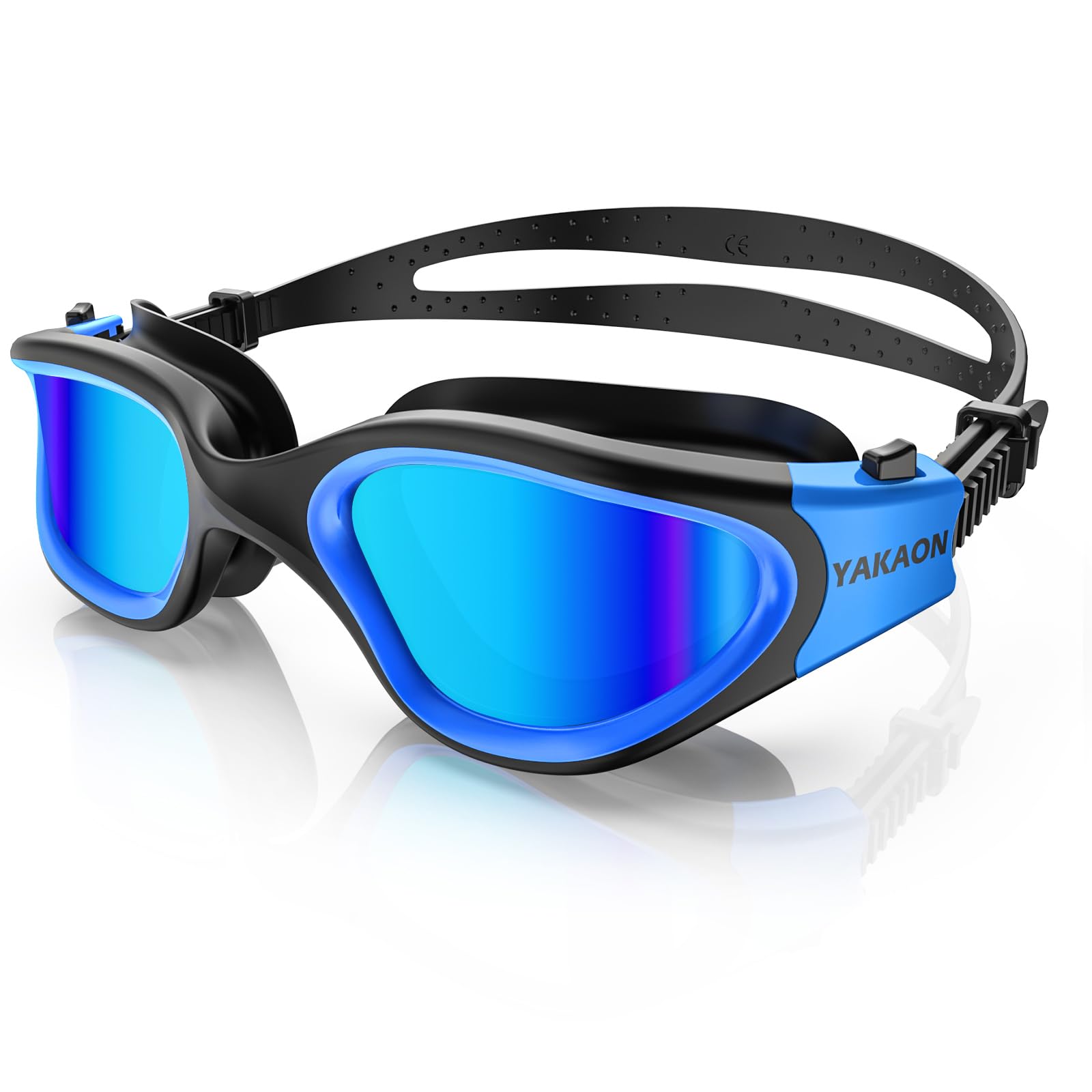 YAKAON G1 Swimming Goggles, Polarized/Non-Polarized Swim Goggles Anti-Fog for Men Women Adult