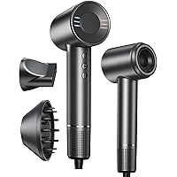 Bopcal Phon Capelli Professionale con Diffusore - 160000 giri/min ad Alta Velocità