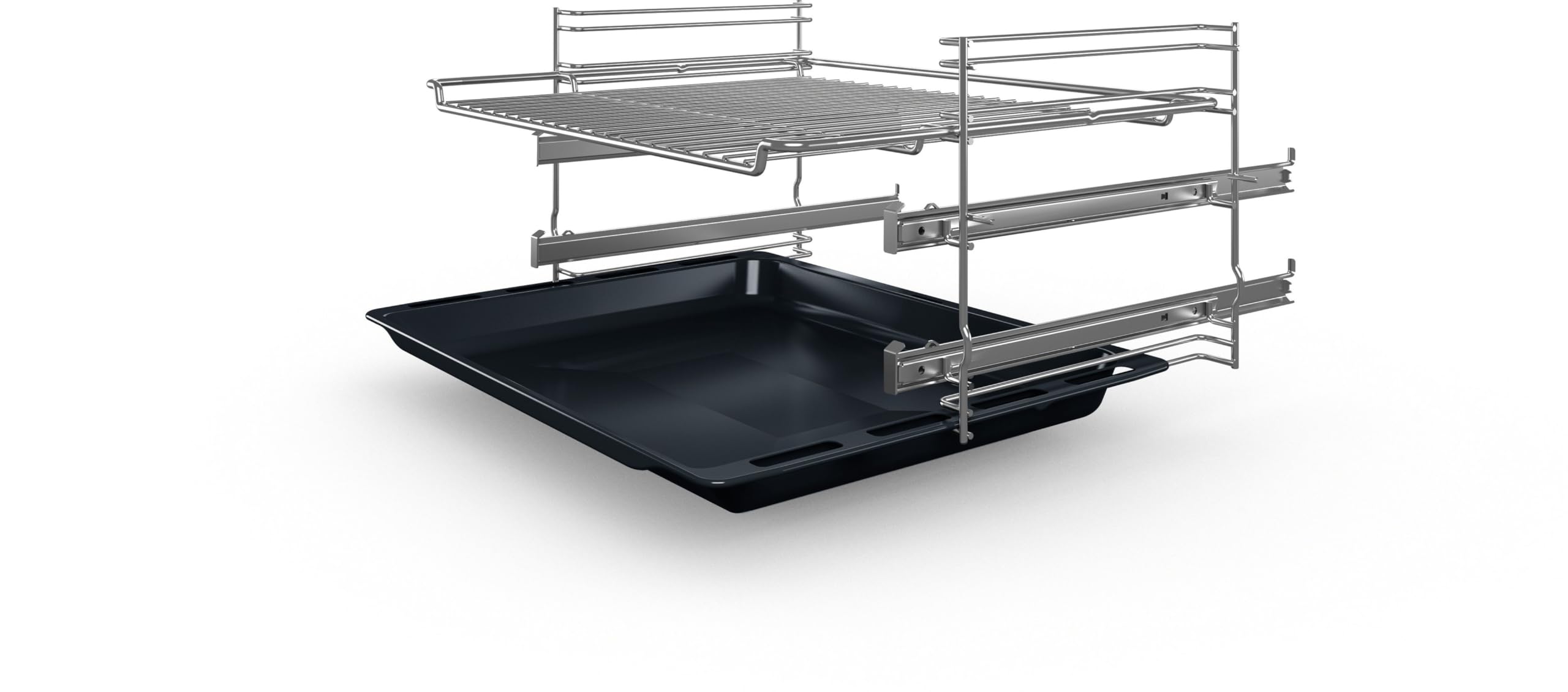 Bosch Serie 4 HKR39C250 Elektro-Standherd 60 cm EcoClean Direct 3D Heißluft LED-Display