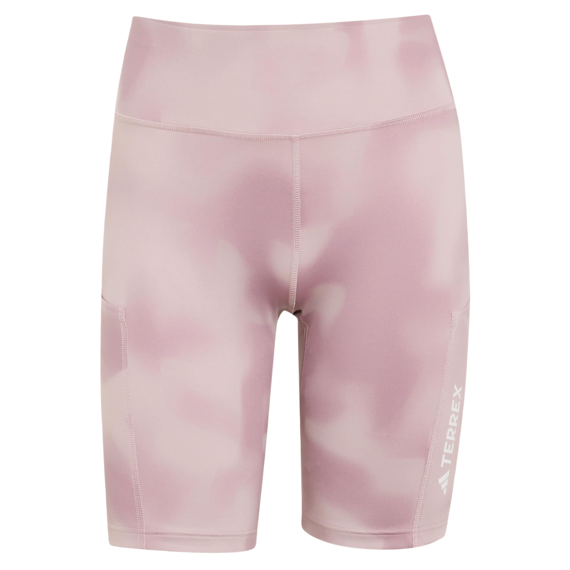 adidas Damen Terrex Multi 8Inch Printed Tight Shorts, Magic Mauve/Dual Lilac, L