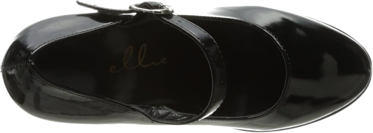 Ellie Shoes Women's 557-Eden Platform Sandal, Black, 12 M US - Image 5