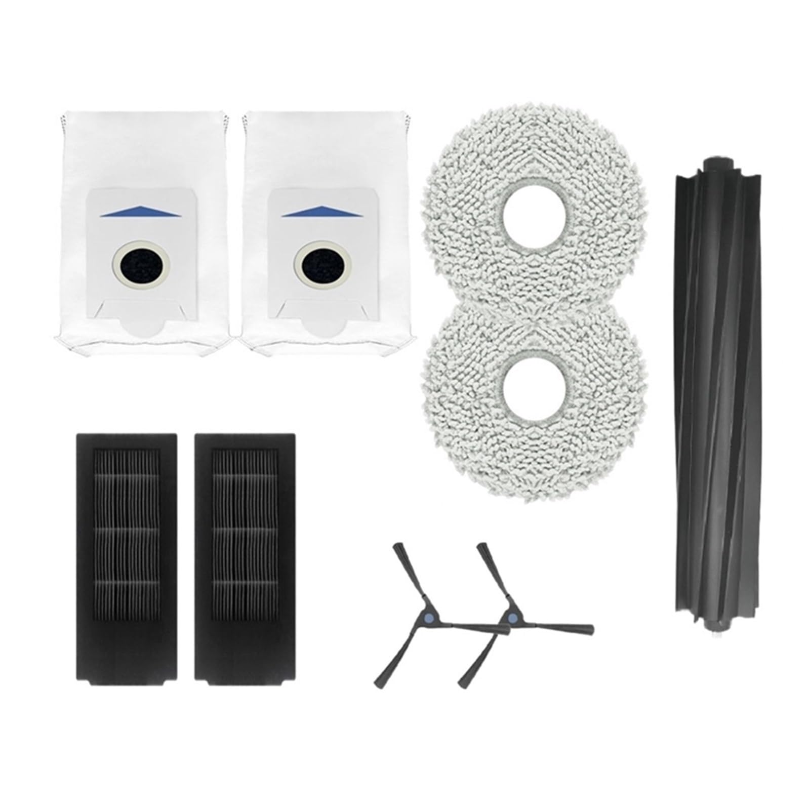 Filtro y cepillo giratorio para DEEBOT X2 Pro con diseño anticaída de cerdas de nylon