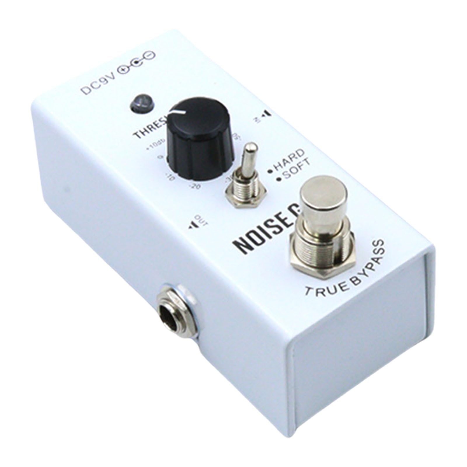 Professional Electric Guitar Noise Reduction Pedal Metal Noise Suppressor Effect Guitar Noise Gate Pedal Metal Texture