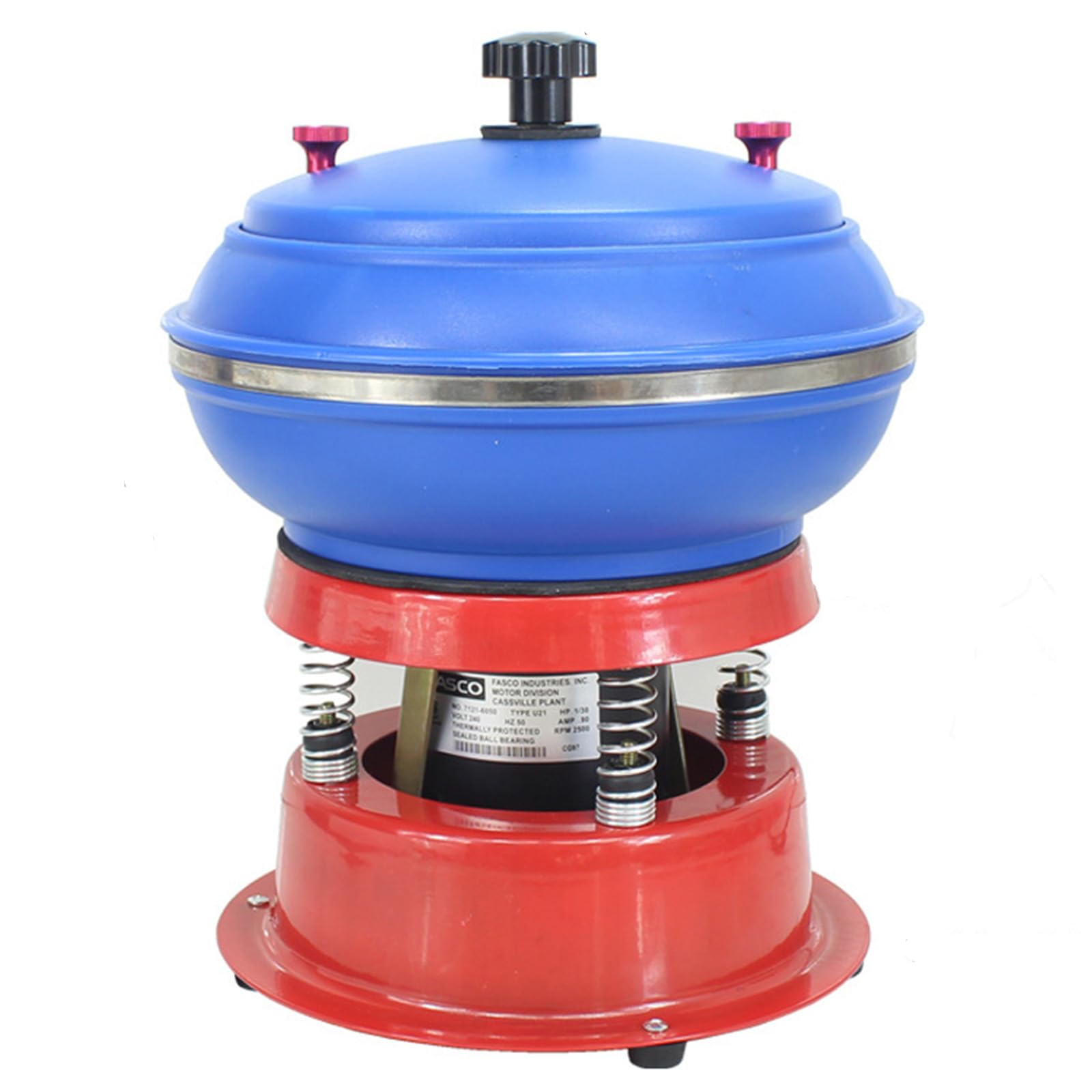 Zjhahjy Vibrating Polisher, Professional Rock Tumbler Kit, Electric Polisher For Grinding, Rust Removal And Polishing Workpiece Surface, For Small Metal Parts And Jewelry Accessories