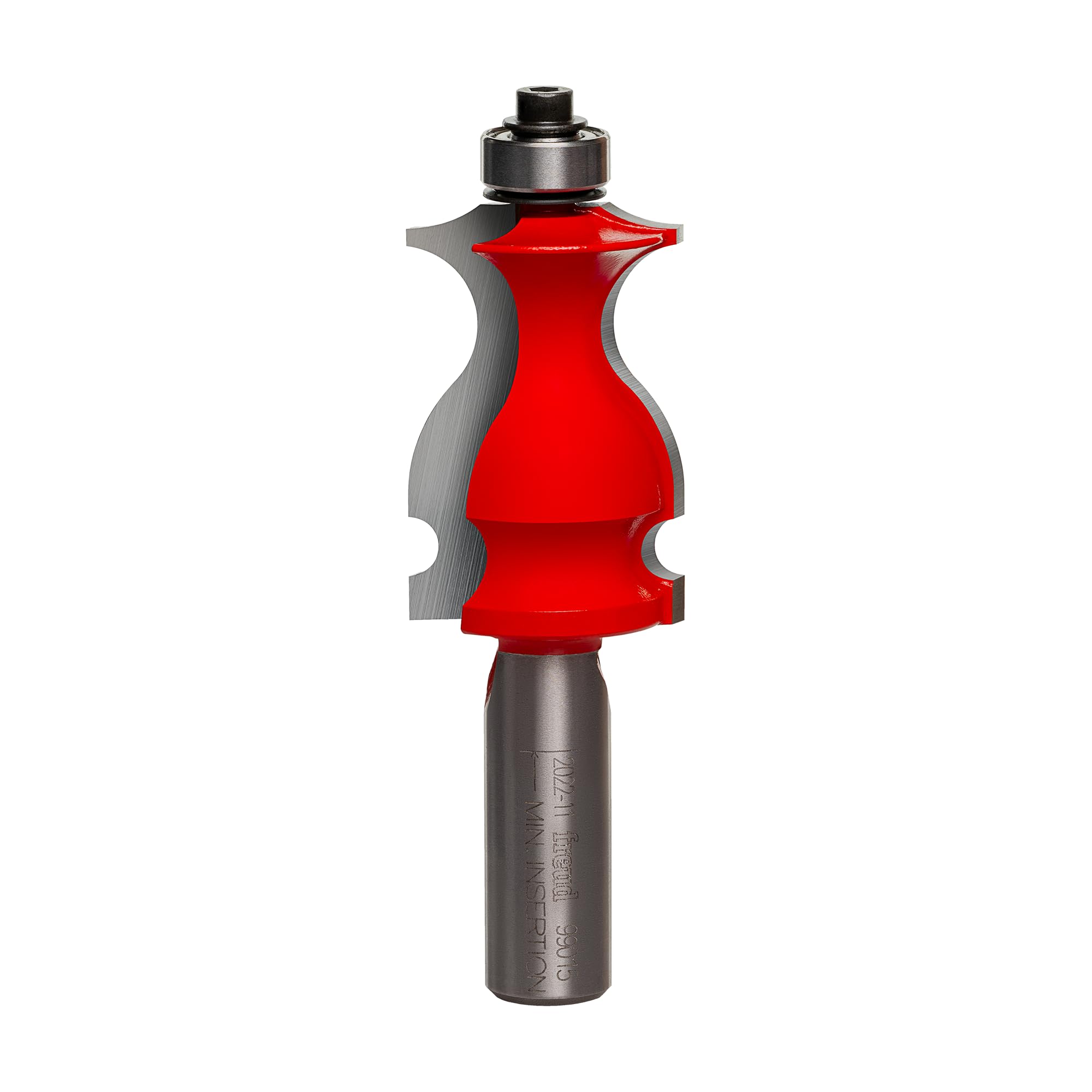 Freud 99-015: 1-1/16" (Dia.) Face Molding Bit with 1/2" Shank, Perma-SHIELD Coating Red