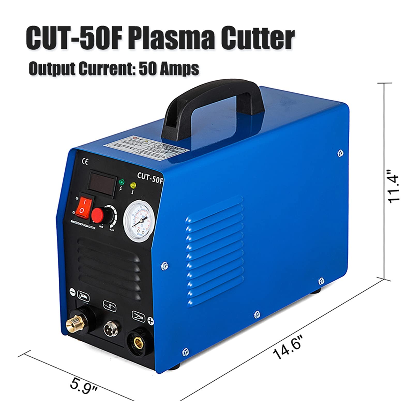 CUT50 50AMP CORTADOR DE PLASMA HF Inversor Digital Plasma Plasma Máquina de corte de soldadura IGBT MÁQUINA DE SOLDADURA DIGITAL Maquinaria y equipamiento