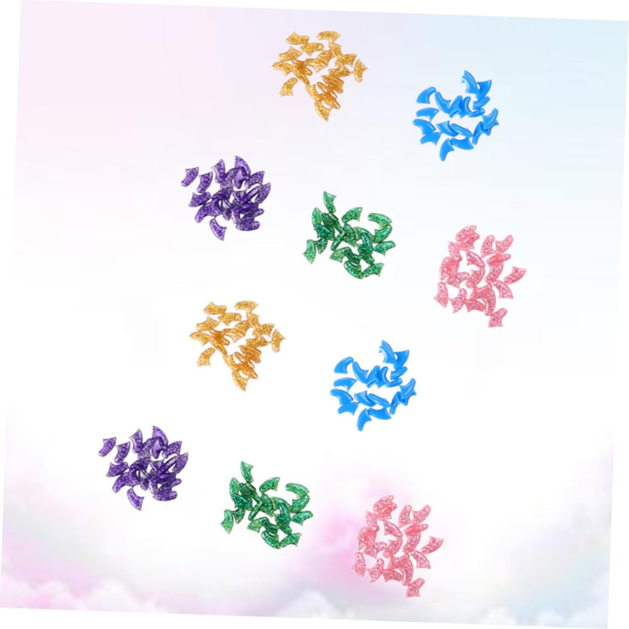 Kisangel 300 Pièces Casquettes à Griffes kit Ongles Capuchons d'ongles pour Animaux de Compagnie Casquettes de Griffe de Chat Capuchons d'ongles de Chats Couvre-Griffes de Chat