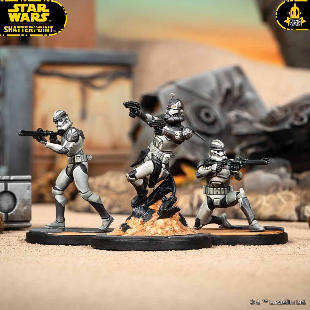 Star Wars Shatterpoint Lead by Example SQUAD PACK - Tabletop Miniatures Game, Strategy Game for Kids and Adults, Ages 14+, 2 Players, 90 Minute Playtime, Made by Atomic Mass Games