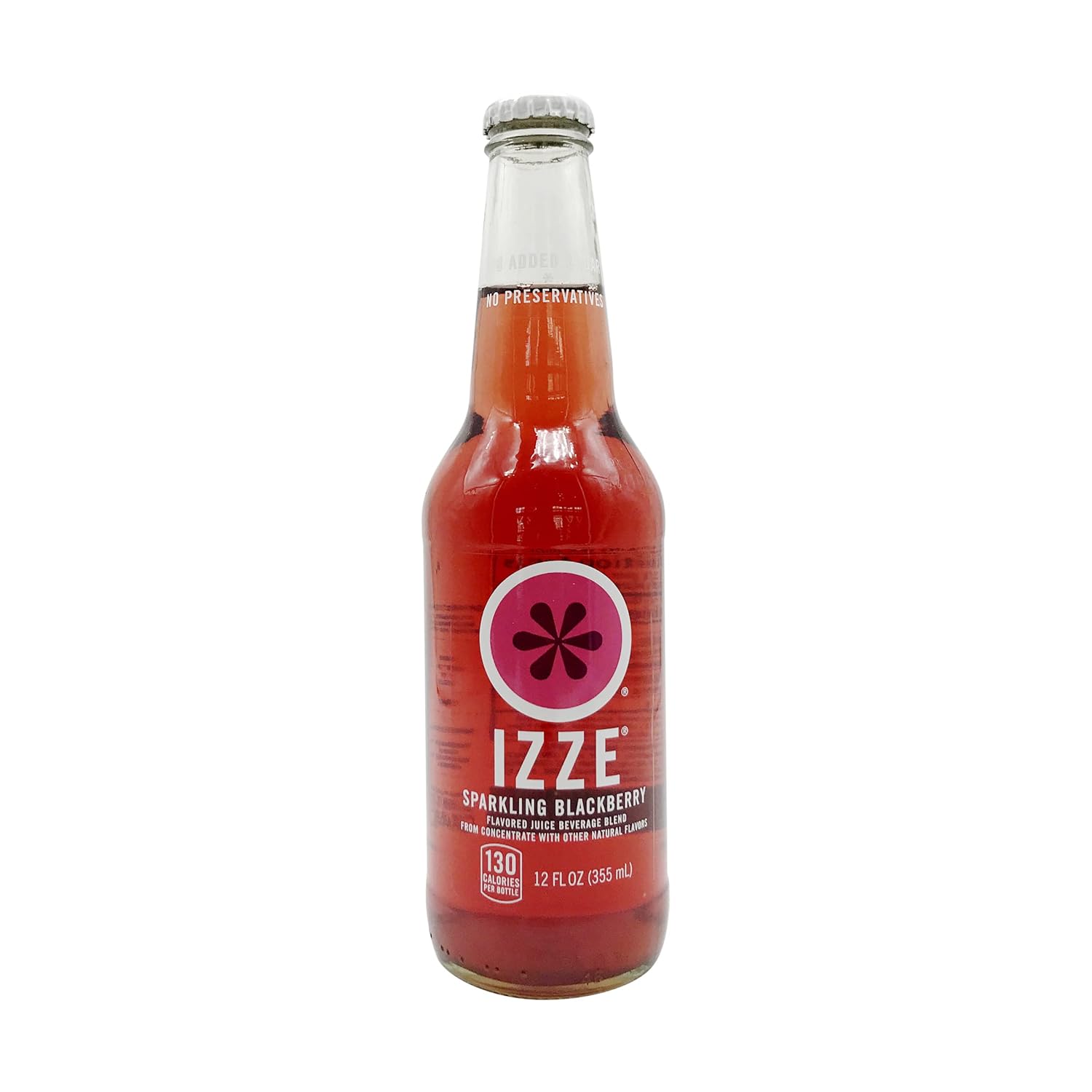 IZZE Sparkling Juice, Blackberry, 12 Fl Oz (Pack of 4
