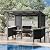 10X10 Hardtop BBQ Gazebo, Outdoor BBQ Gazebo with Multi Shelves, Hardtop Leaning Grill Gazebo for BBQ with Independent Countertop, Suitable for Patio Backyard.