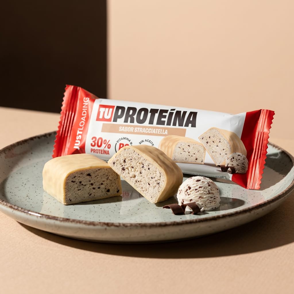 JustLoading Barrita Proteica Stracciatella 30% Proteína (28x35g)